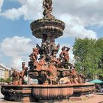 Jubiläumsbrunnen am Rathaus in Wuppertal-Elberfeld