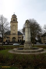 Jubiläumsbrunnen am Resser Marktplatz in Gelsenkirchenc Resse