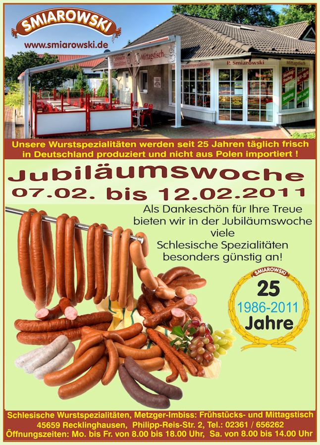 Jubiläumsflyer