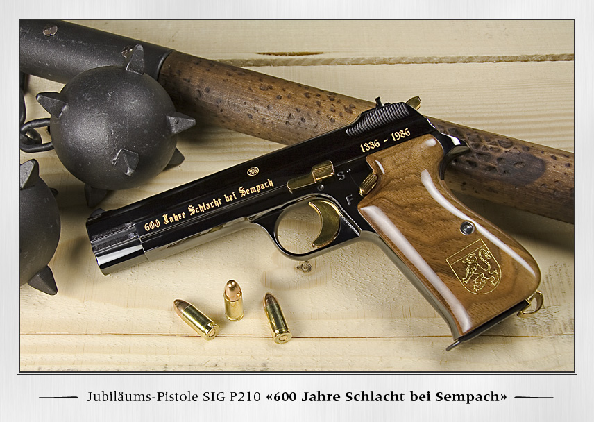 Jubiläumspistole SIG P210