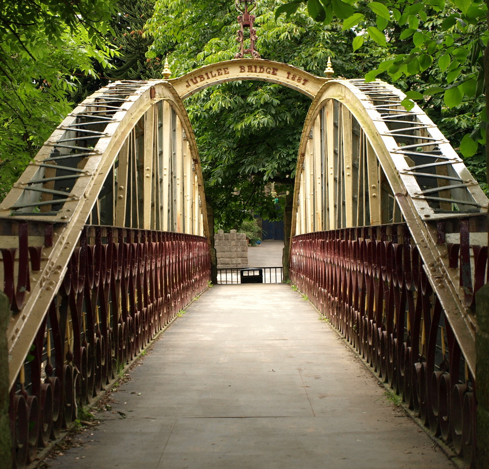 Jubilee Bridge Matlock Derbyshire