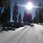 Juchhee ~ blauer Himmel und Schnee