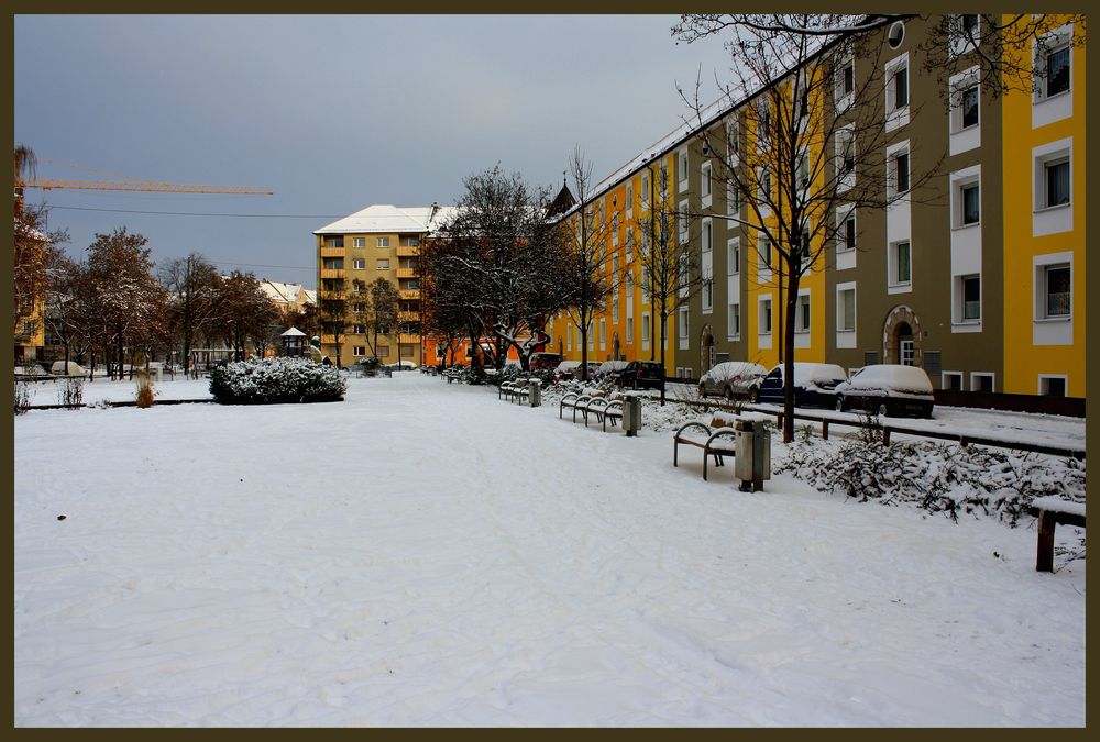 Juchu, der Schnee bleibt liegen.