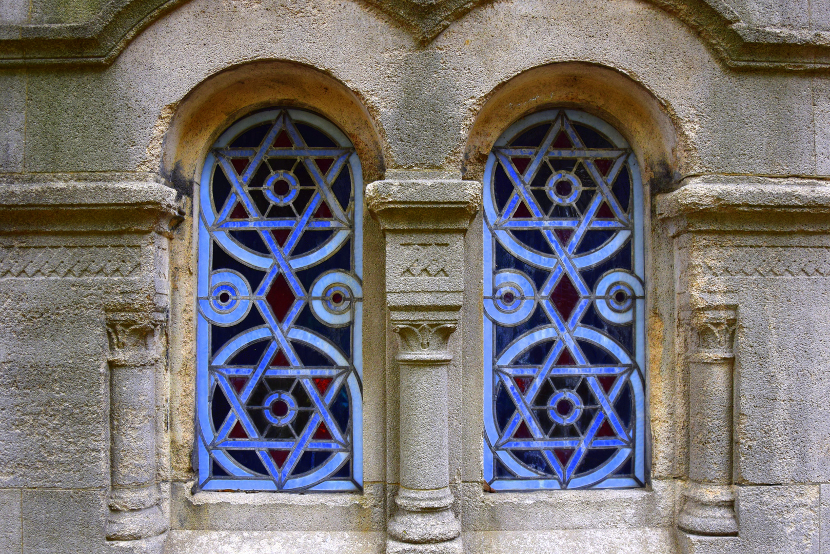 jüdischer Friedhof - Glasfenster - Paris - Montmartre