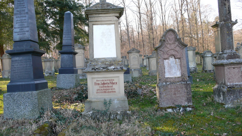 Jüdischer Friedhof in Freudental-noch unzerstört-ein Ort der Besinnung und Andacht