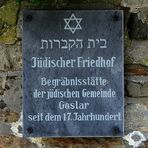 "Jüdischer Friedhof in Goslar"...