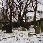 Jüdischer Friedhof Köln-Mülheim im Schnee