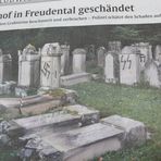 Jüdischer Friedhof Totenruhe zerstört
