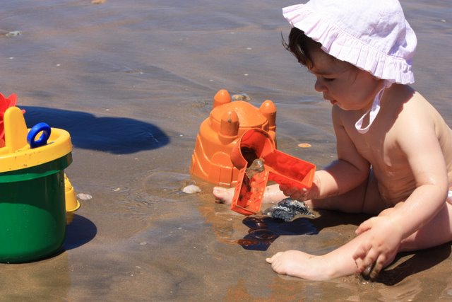 Juego en la playa