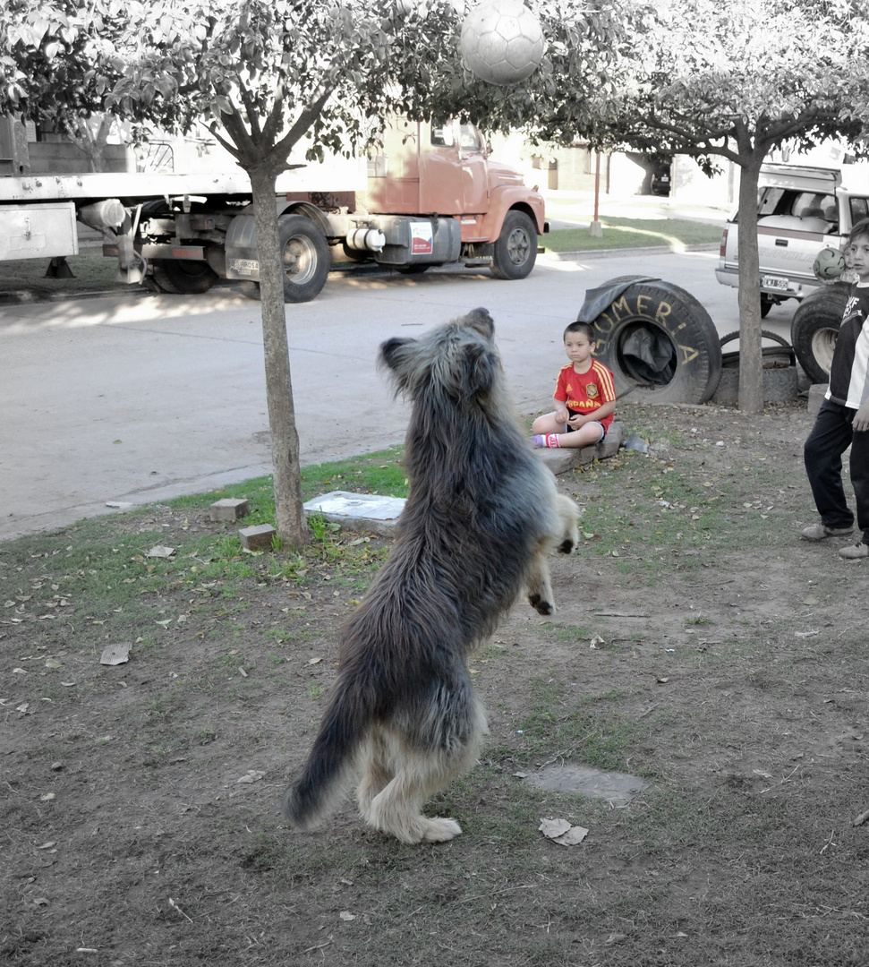 Jugando un partidito.....