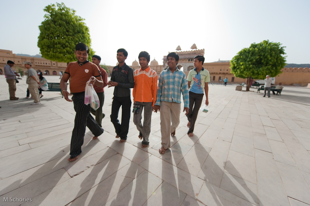 Jugend in Jaipur/Indien/Amber-Fort