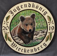 Jugendkönig - Wieckenberg 2019 (Braunbär-Baby)