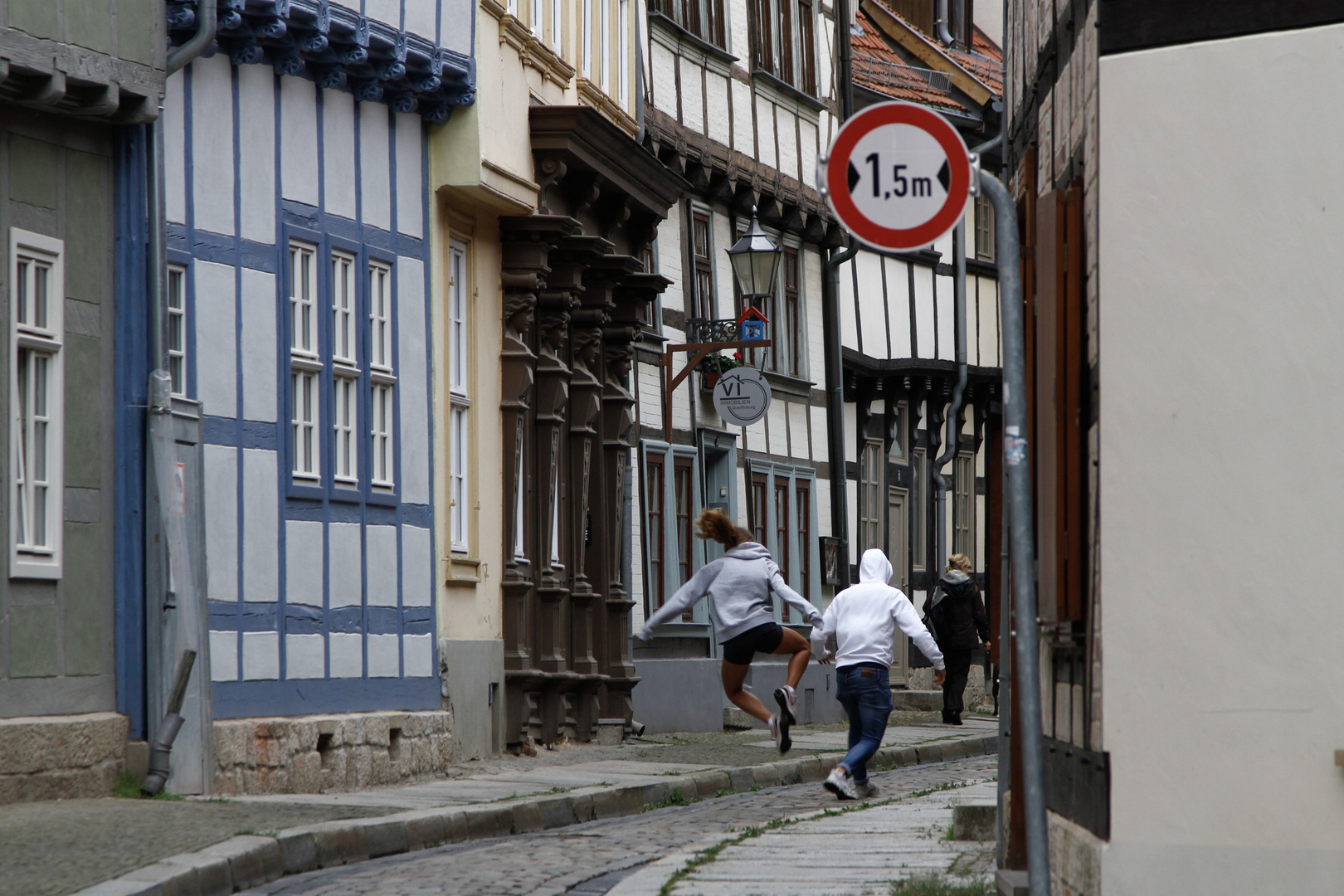 Jugendliche in Quedlinburg 