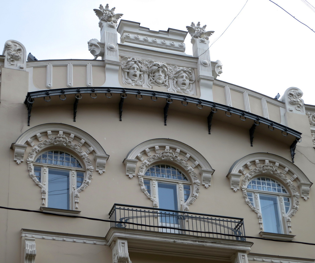 Jugendstil-Details in Riga