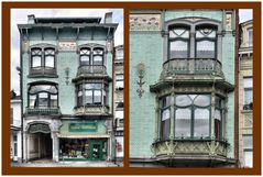 Jugendstil-Fassade Maison Charlier in Spa