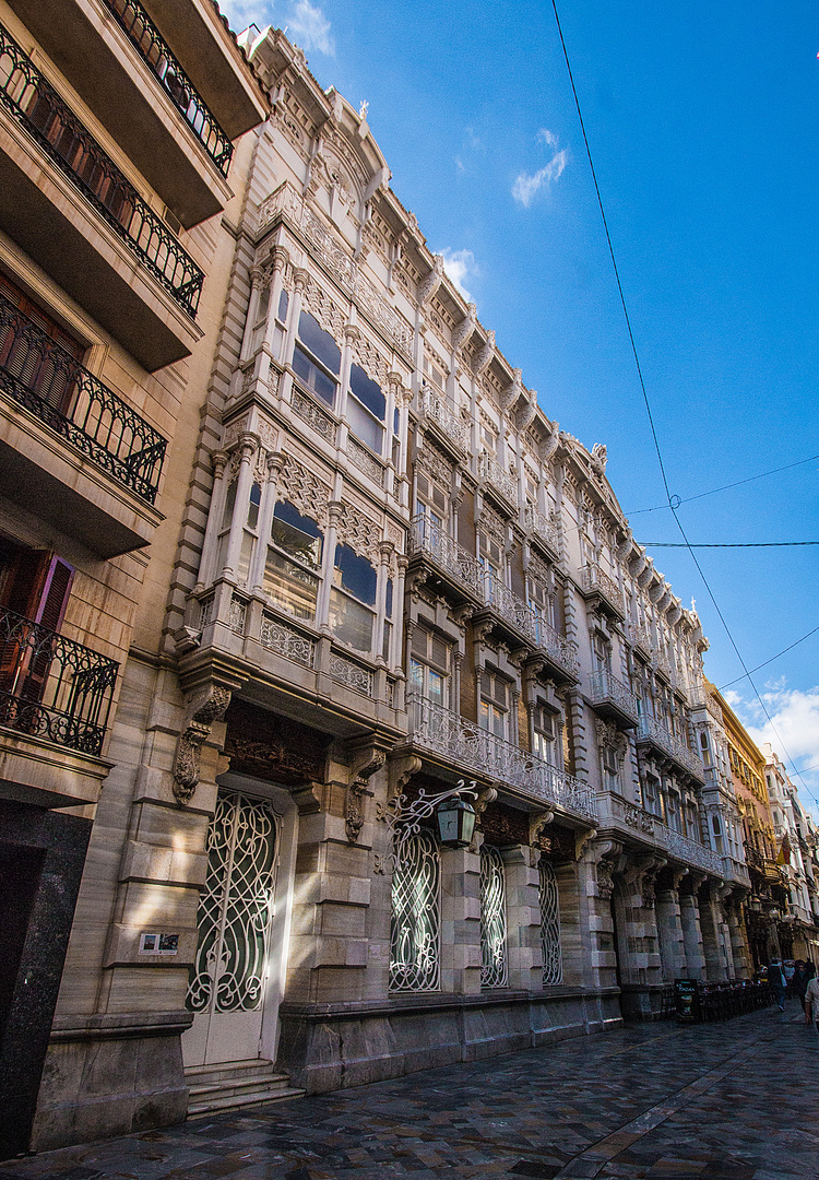 Jugendstil Hausfassade in Cartagena