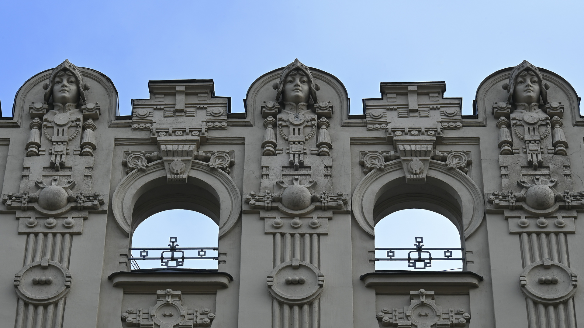 Jugendstil in Riga: Fassade solo