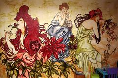 Jugendstil-Ladies