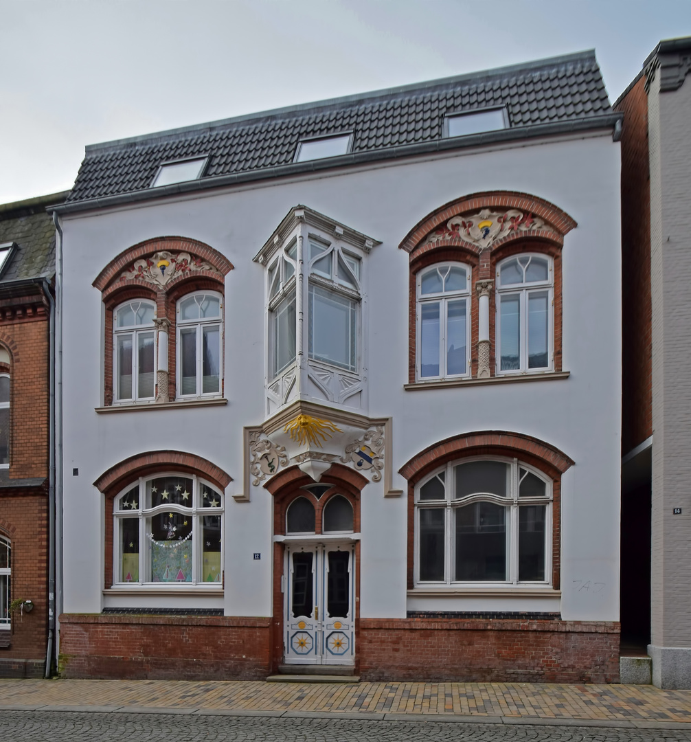 Jugendstilfassade in Husum