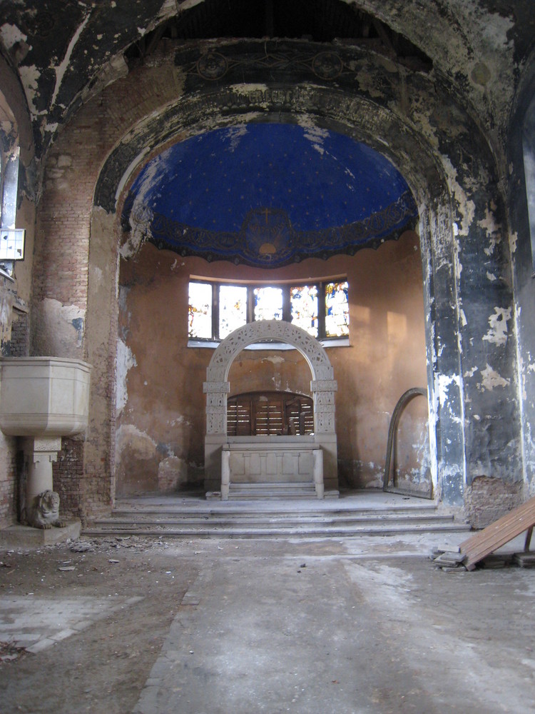 Jugendstilkirche Klostergrab (Hrob) in Böhmen - Innenraum