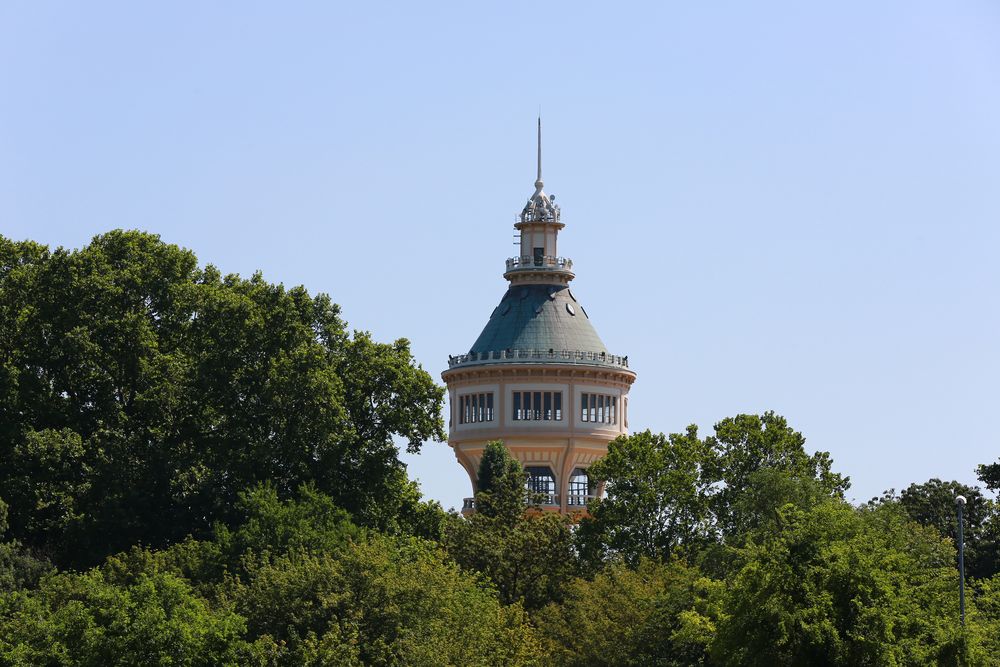 Jugendstilturm auf der Margarenteninsel