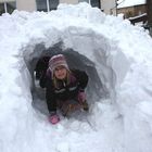 JUHU - der Schneetunnel ist fertig