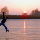 Juhu! Es hat Eis bei uns auf dem Bodensee!