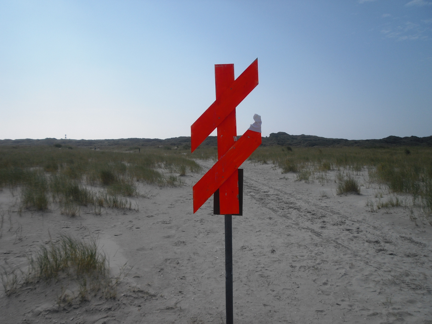 Juist, Srandübergang am Ostende der Insel