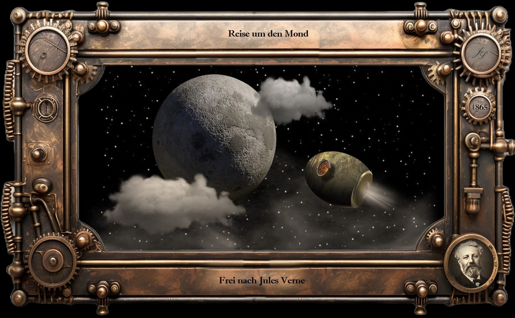 Jules Verne 2 - Reise um den Mond