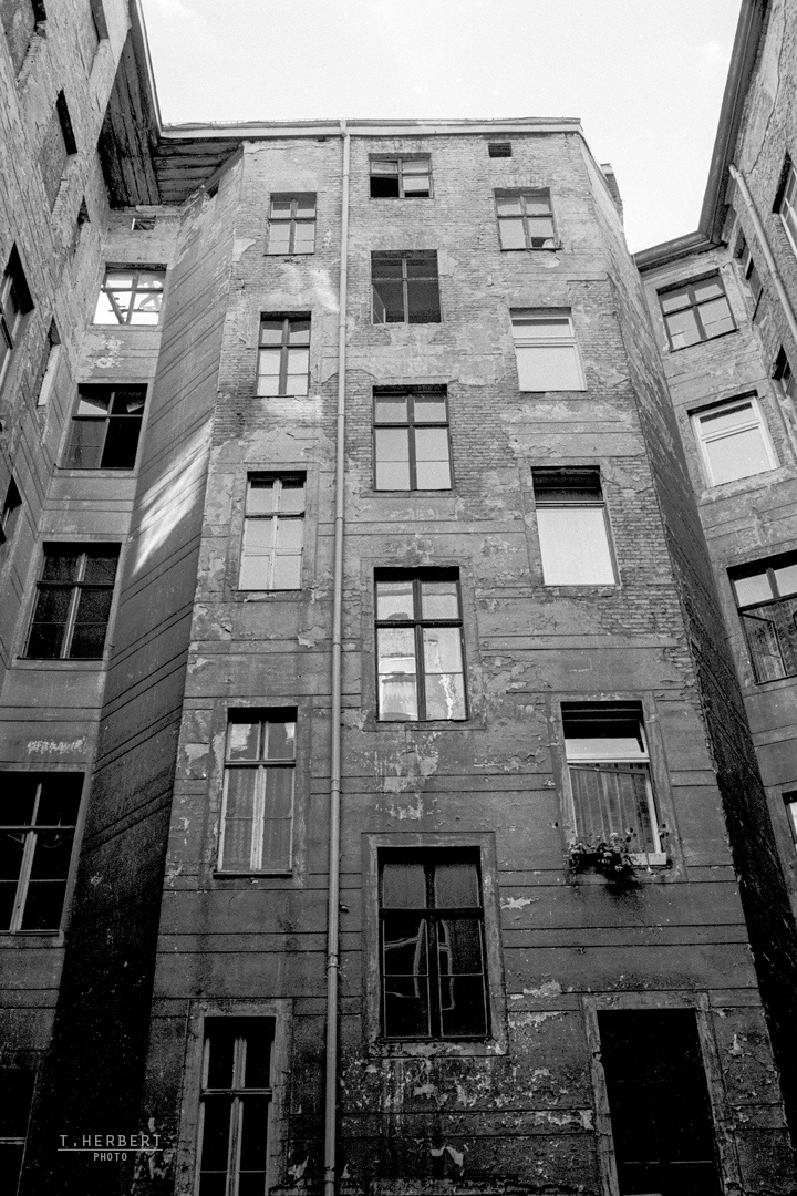 Juli 1989 in Ostberlin, Hinterhof Ackerstrasse