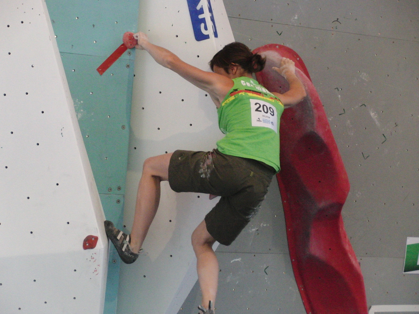 Julia Wurm in IFSC Bouldering Worldcup 2011