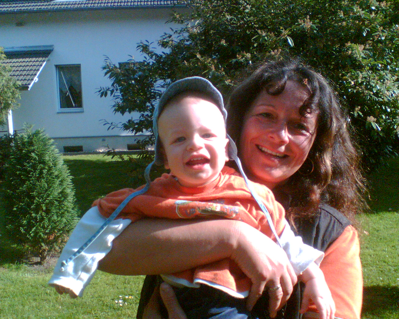 Julien und Oma Bine