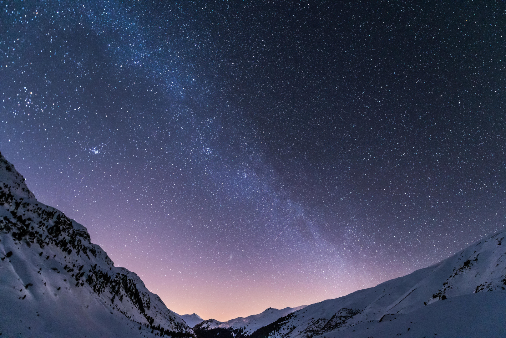 Julierpass by night...