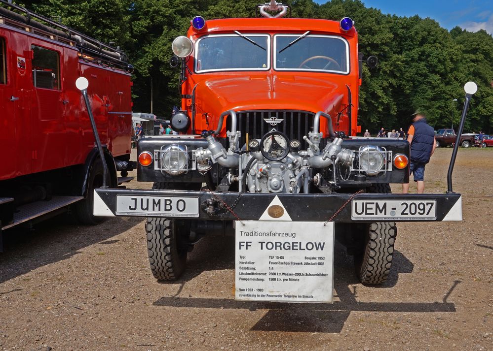 Jumbo von der Traditionsfeuerwehr Torgelow