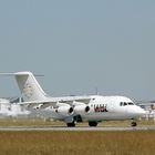 Jumbolino BAe 146 der WDL Aviation