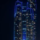 Jumeirah Etihad Towers bei Nacht