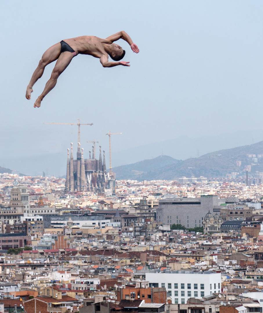 Jump Foto & Bild sport, wassersport, barcelona Bilder auf