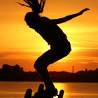 Jump in the Sunset