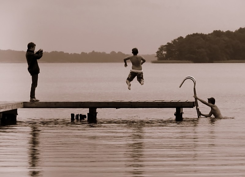 jump into autumn... // Sprung in den Herbst...