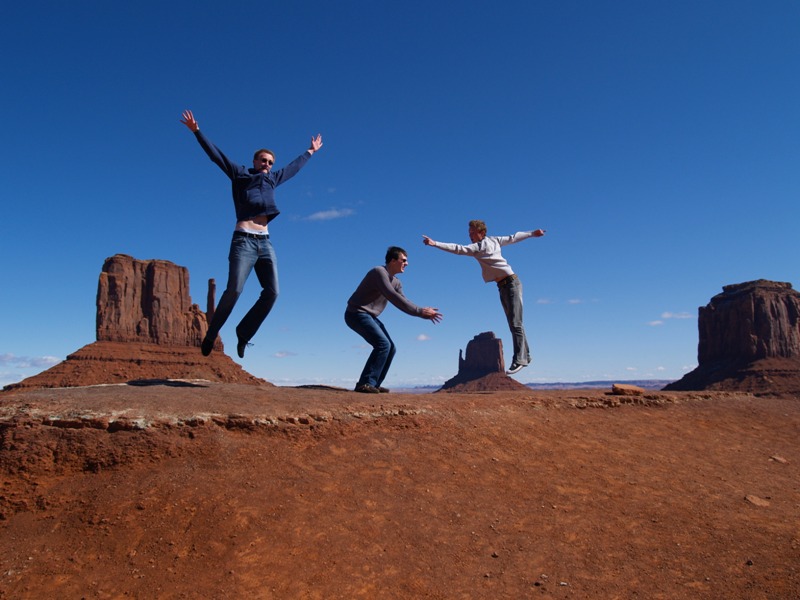 Jump! Monument Valley
