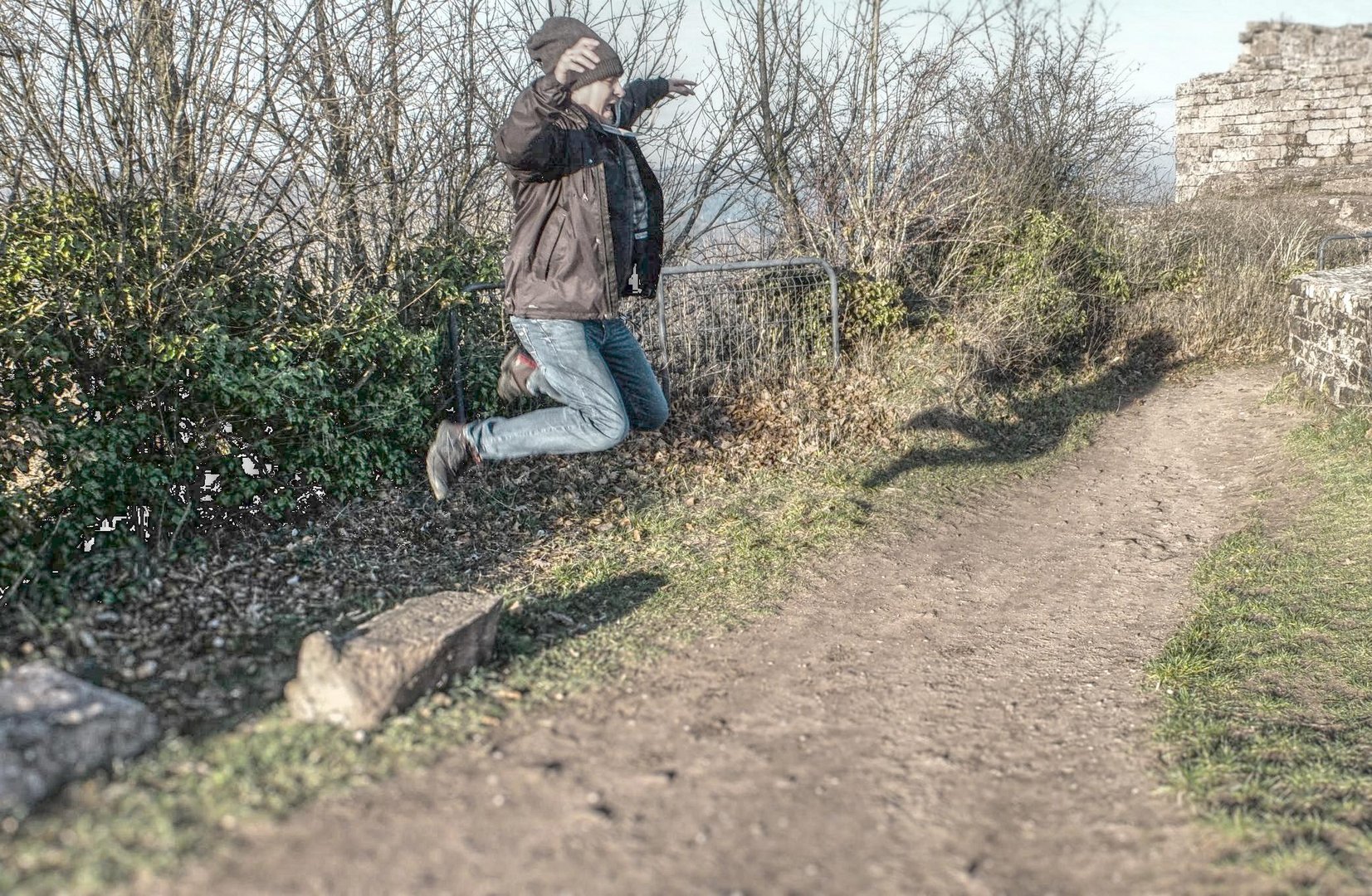 Jump über Saverne - Schutzengel ist immer dabei