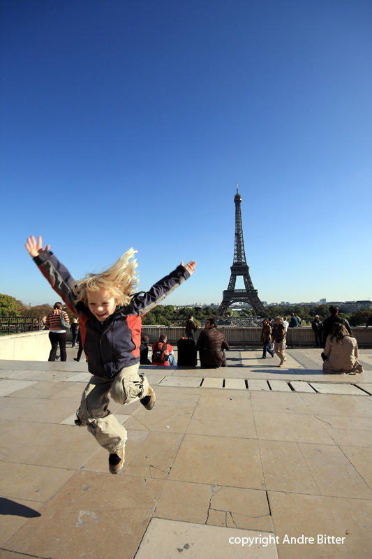 Jumping in Paris