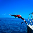 Jumping middel of Adria Sea 