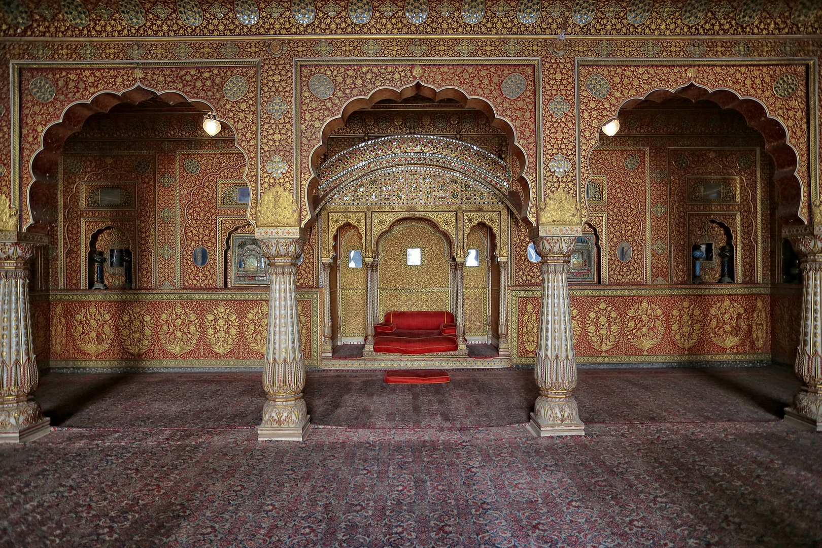 Junagarh Fort, Bikane. maharaja Zimmer.