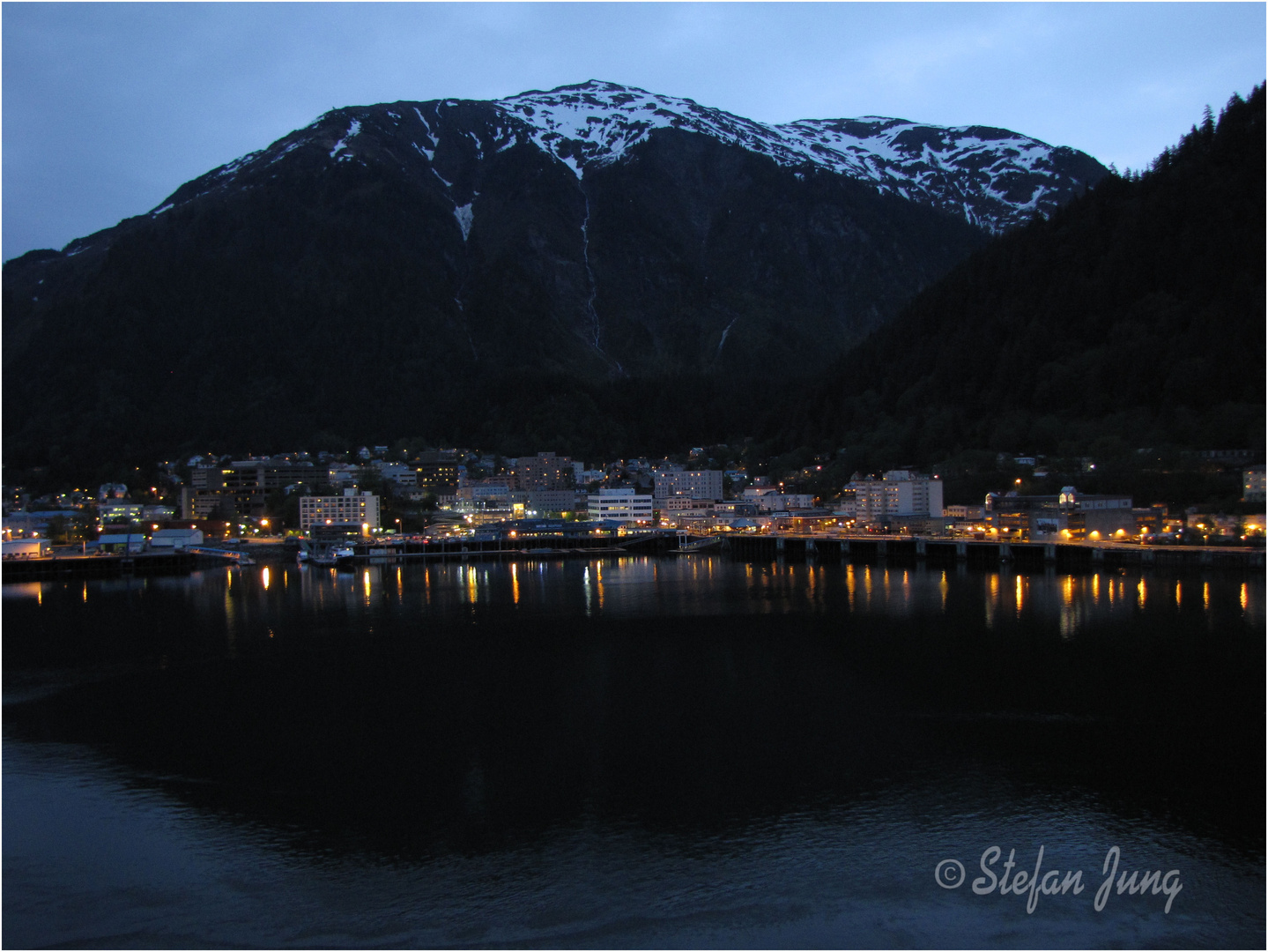 Juneau bei Nacht