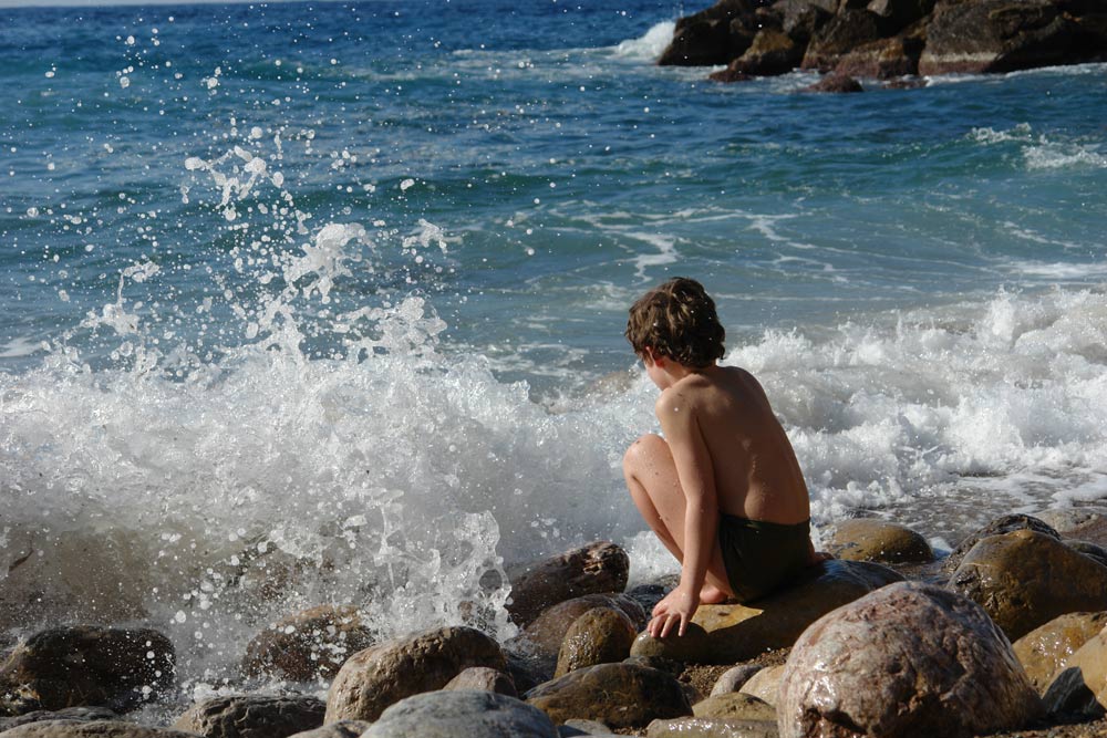 Junge am Meer von Nicole Pietzonka