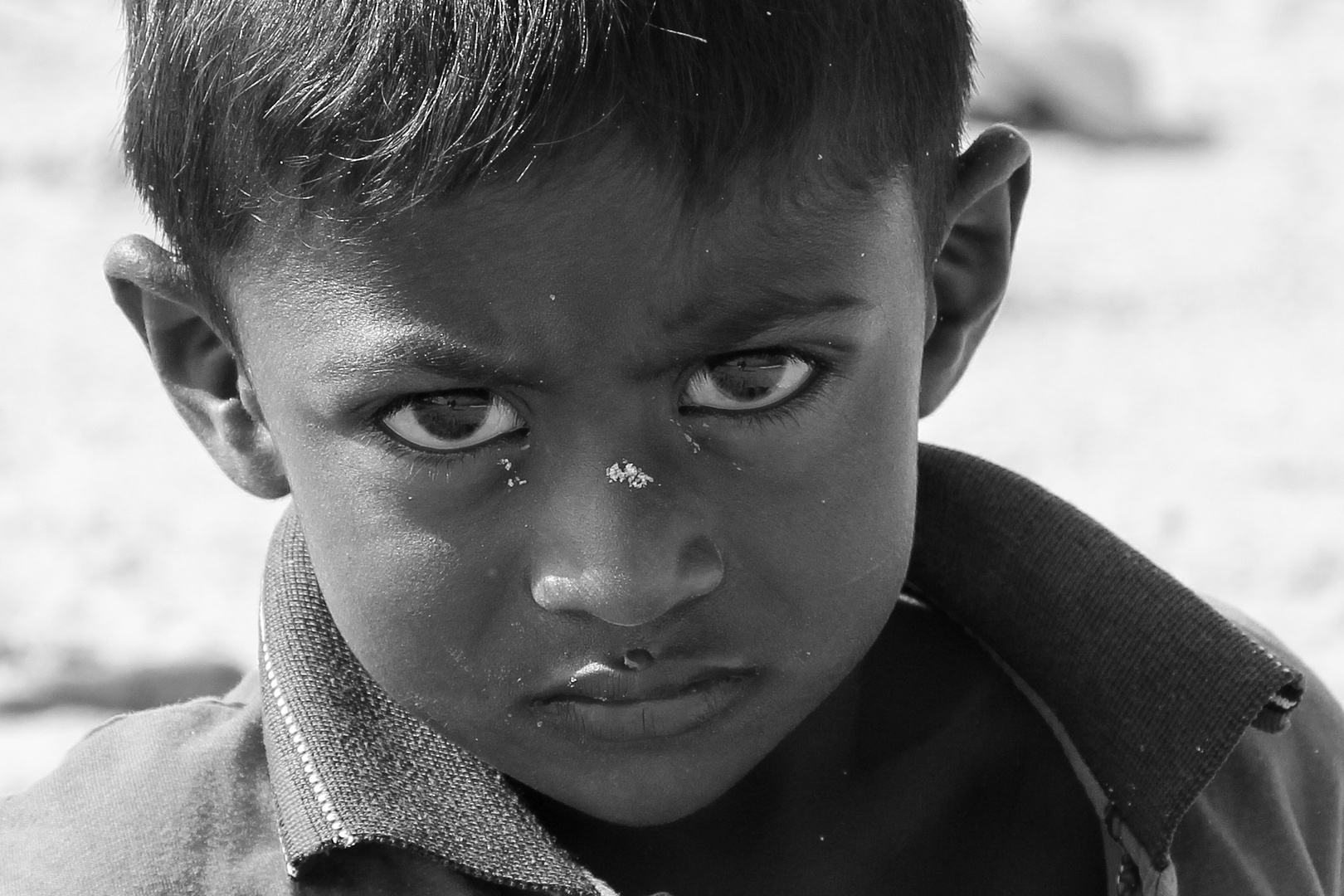 Junge am Strand von Negombo /Sri Lanka