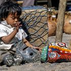 Junge auf dem Markt von Solola, Guatemala