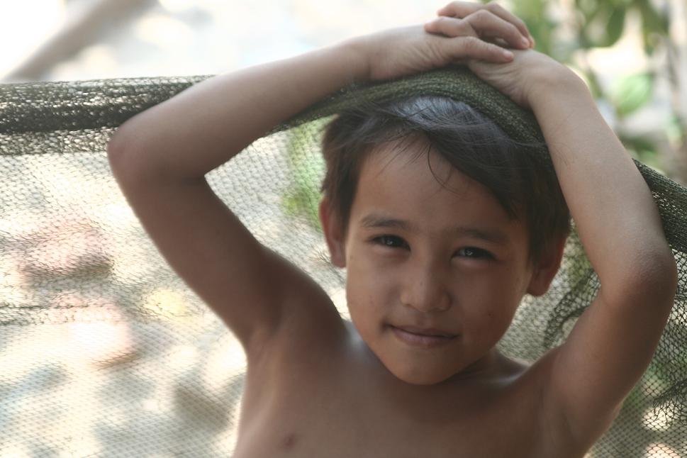 Junge auf Phu Quoc Island