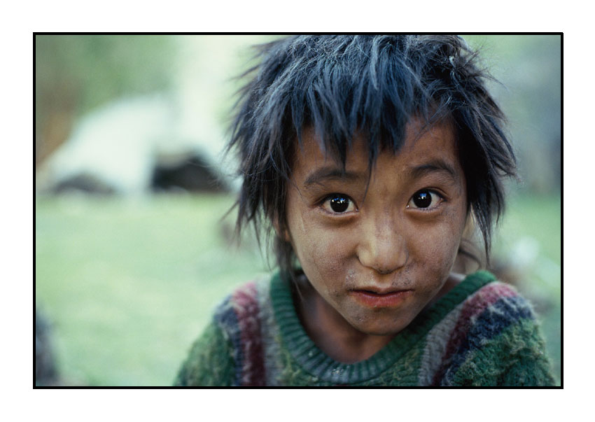 Junge aus dem Markha Valley, Ladakh, Indien